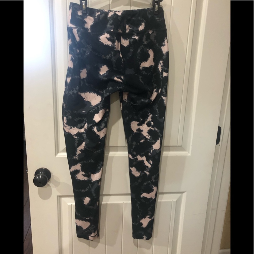 Reebok- leggings-Dri fit-Blk/grey/blush-medium